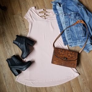 SOLD GNW lace up open back cut out